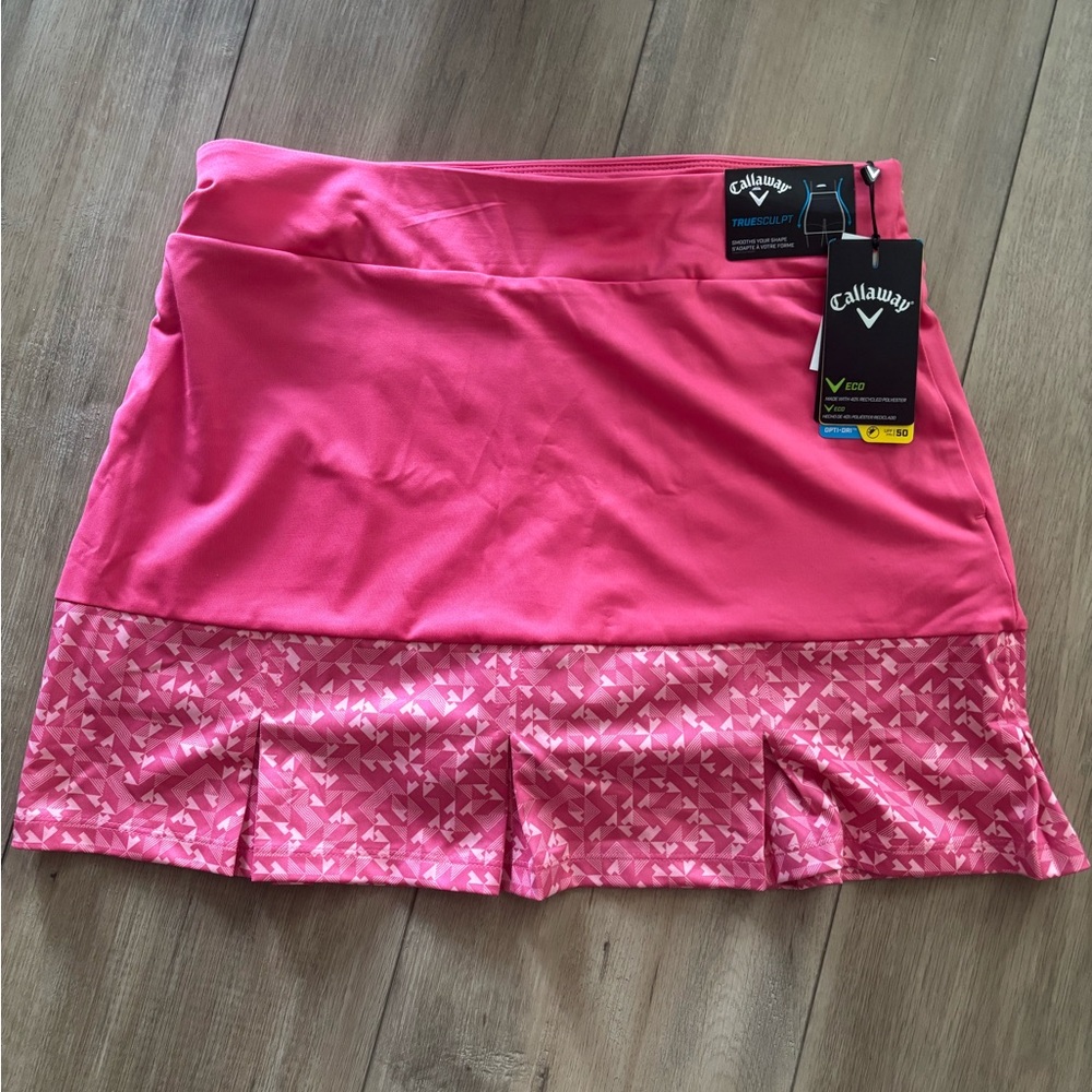 Callaway Women's Pink Golf Skort, medium, NWT